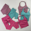 Seamless Halter Yoga Set