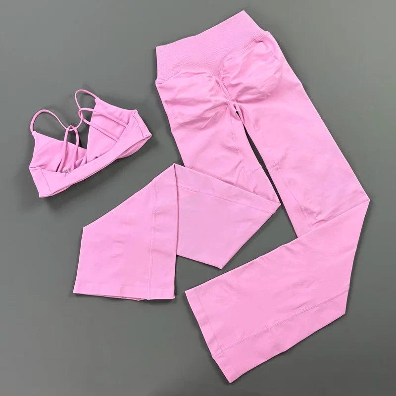 Seamless Flare Yoga Set